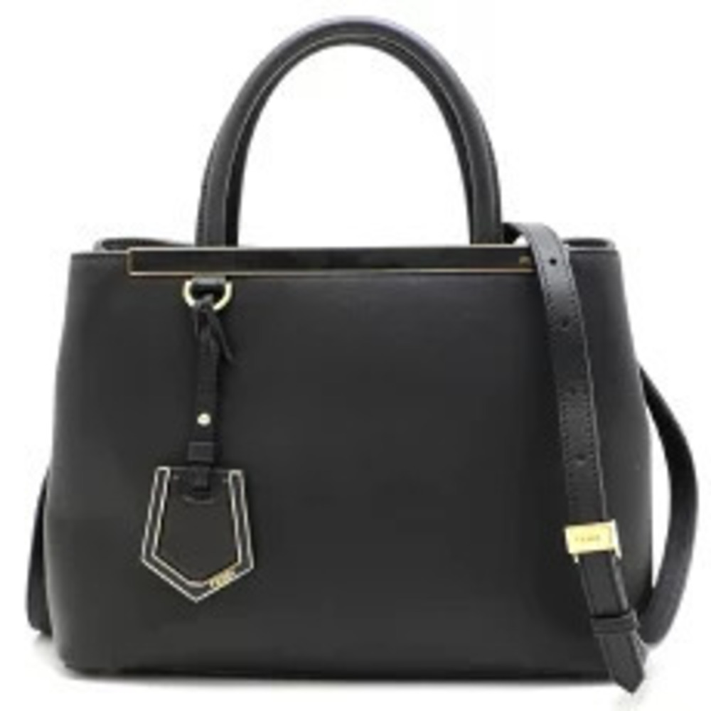 Fendi Toujours Handbag Leather Black